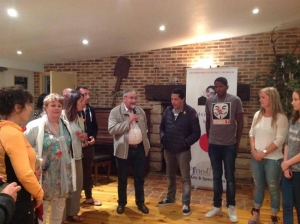 « L’humoriste et comédien SMAIN a donné le coup d’envoi de cette première session. Devant le succès, d’autres suivront selon TRIOD’ARTS… ».