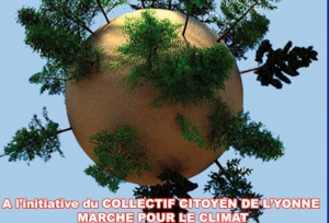 « Suivant un appel national, vingt-six structures associatives ou syndicales de l’Yonne se rallieront à la marche pour le climat organisée ce dimanche 28 mars dès 14h45 à Sens… ».