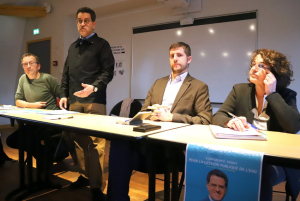 « Le député du Rhône La France Insoumise (LFI) Gabriel AMARD était l’invité d’une réunion publique à Auxerre sur le sujet de l’eau en sa qualité de spécialiste en la matière. Fort de son expérience, il a multiplié les exemples pour démontrer les atouts que pourraient représenter pour le territoire la gestion de l’eau à un organisme public… ».