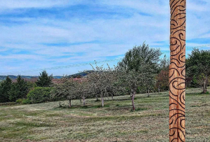 « Elle défend les vertus de la continuité écologique entre la forêt d’Othe et le Gâtinais-en-Bourgogne, l’association « Le Ruban Vert » propose sa toute nouvelle conception avec ce « Chemin d’Artistes » à apprécier tout l’été… ».