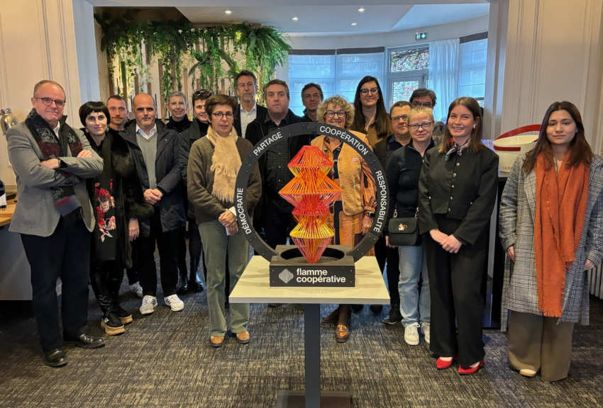 Elle a fait étape à Auxerre : la « Flamme des Coopératives » a mis en lumière un modèle fort, vertueux et…humain