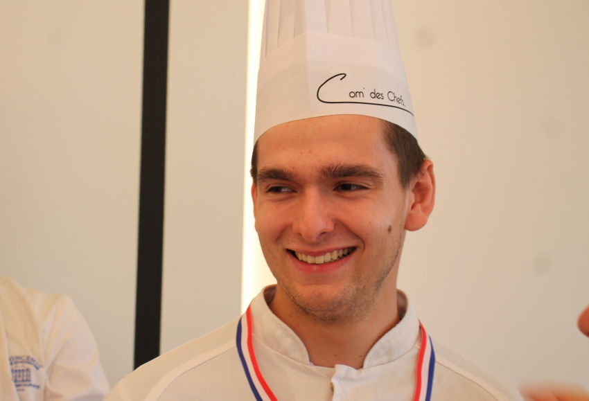 Graine d’espoir : Paul CHAMEROY met le jury du Meilleur Apprenti Cuisinier de l’Yonne en appétit après sa victoire…