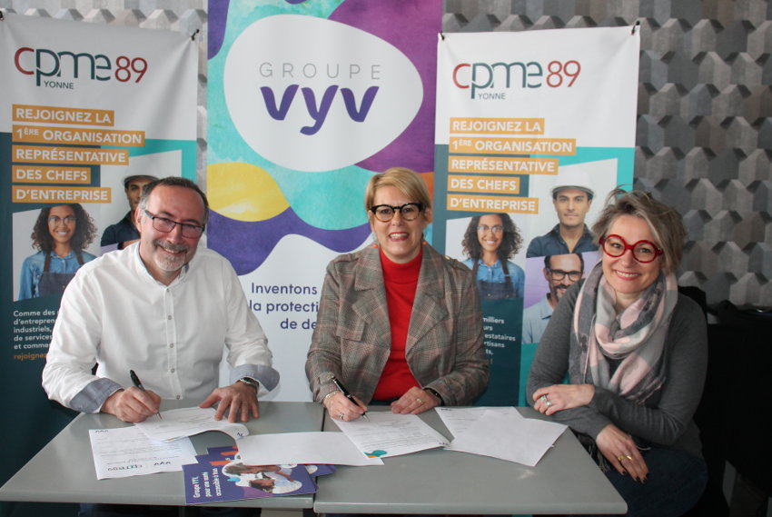 Partenariat : les noces d’étain sont célébrées entre la CPME Yonne et le groupe VYV