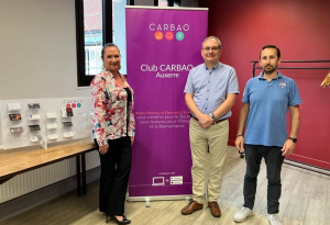 « Le réseau vu sous le prisme de l’éthique et de l’échange : c’est la signature de CARBAO qui s’est donné une nouvelle équipe directionnelle à son antenne auxerroise avec la nomination de son président Olivier PERRIN (au centre)… ».