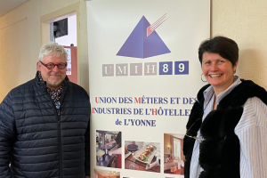 « Priorité aux recrutements au sein de la filière CHRD (Cafés, hôtels, restaurants, discothèques) ! Dans l’Yonne, l’UMIH, en partenariat avec Pôle Emploi, organise un webinaire le lundi 28 février après-midi pour aborder les aides à l’embauche et évoquer la plateforme « Maintenant »…Une action encouragée par Eric MOUTARD et Corinne ROGUIER ».