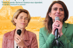 « Au côté de Florence LOURY, conseillère municipale d’Auxerre et double candidate aux élections législatives en 2022 et 2024, la secrétaire nationale des Ecologistes Marine TONDELIER participera à une réunion publique et déambulera dans les rues de la capitale de l’Yonne, le vendredi 07 mars après-midi… La campagne électorale est lancée chez les Verts ! ».