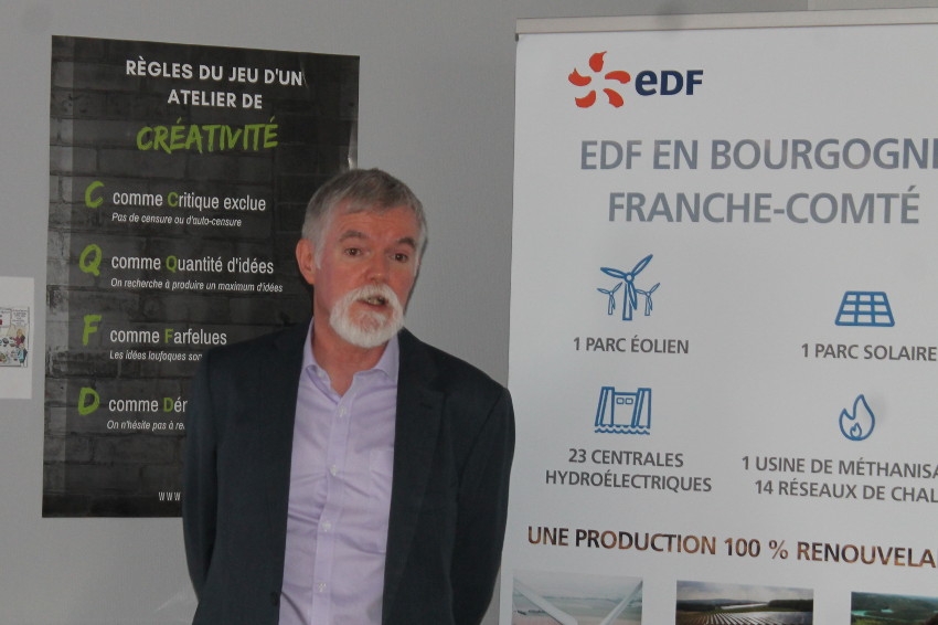 « Le délégué général du groupe EDF Bourgogne Franche-Comté Yves CHEVILLON remettra un chèque de cinq mille euros aux responsables du réseau des épiceries solidaires de la région BFC mardi matin à Autun… ».