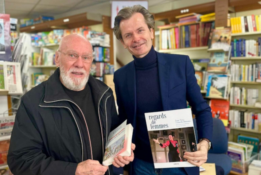 Guillaume LARRIVE et Jean TETU en vedette à Toucy ; quand deux auteurs se croisent à la libraire JOFAC…