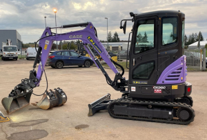 « TPI Location propose au sein de son réseau dont l’agence de Monéteau de louer sa « Pelle du Cœur » à la couleur violette pour une noble cause à une clientèle de professionnels et de particuliers sensibilisés par la lutte contre les cancers. Un pourcentage de ces locations sera reversé au Centre régional Jean Perrin à Clermont-Ferrand : un appel du cœur… ».