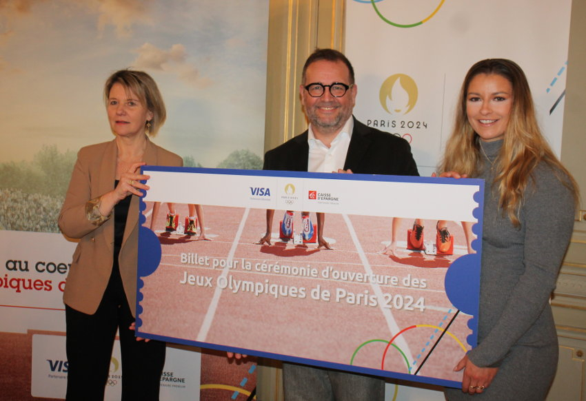 Une carte bancaire qui vaut de l’or : la Caisse d’Epargne et VISA offrent la cérémonie d’ouverture des Jeux à un Auxerrois