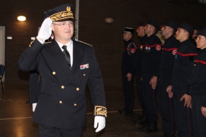 « Parce que le feu divin du Ciel a vengé le martyre de la sainte, Barbe est devenue la patronne et la protectrice d’une kyrielle de filières professionnelles dont celles des artilleurs, mineurs, polytechniciens et…sapeurs-pompiers. Un élément intéressant qui a été rappelé par le directeur du cabinet du préfet, Tristan RIQUELME, lors de sa brève allocution marquant la clôture de la cérémonie officielle au SDIS 89…. ».