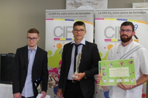 « Ils seront deux candidats à représenter le territoire de l’Yonne lors de la prochaine compétition régionale disputée le 01er octobre au CIFA de l’Yonne à Auxerre : Gauthier BOSSELIER (à gauche) et Louis FLORIAN (à droite). Une excellente opportunité selon le directeur du centre de formation Marcel FONTBONNE de faire rayonner les valeurs de l’artisanat autour de soi… ».