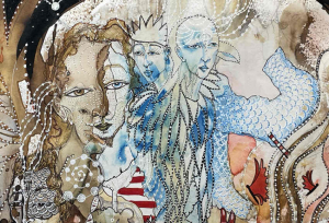 « Ces toiles ne manquent ni de spiritualité ni d’ésotérisme. Elles se découvrent jusqu’au 28 juillet à l’espace « MOUV’ART » à Auxerre et sont l’œuvre de l’artiste peintre et sculptrice, EMAELLE. Une œuvre riche et foisonnante permettant d’ouvrir des portes vers des dimensions parallèles ? ».