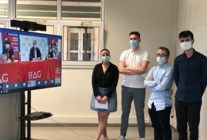 « Ces quatre-là, des étudiants de première année de l’IFAG Auxerre, ont rempli leur mission en triomphant au challenge national des ECOTROPHEES 2021 avec leur étude de cas consacrée à l’amélioration de la RSE dans une entreprise industrielle de l’Avallonnais… ».